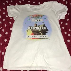 “Life Is A Big Adventure” UP t-shirt.